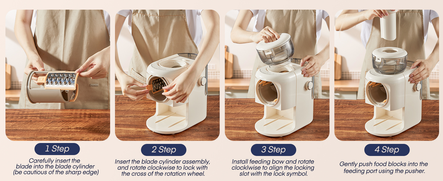 6 in 1 Electric Cheese Grater 6.1