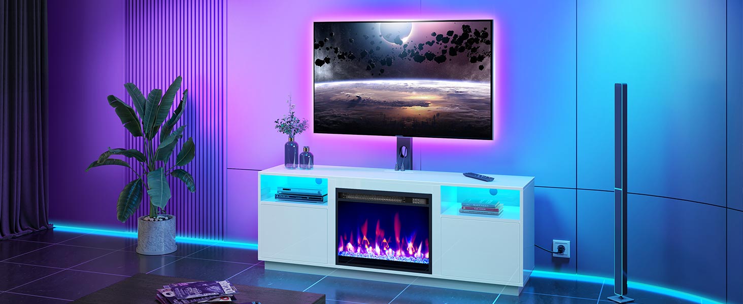Fireplace TV Stand