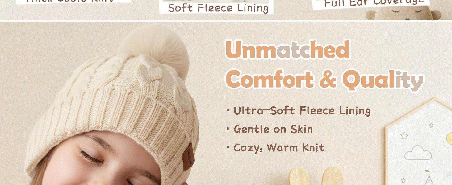 Boys girls beanie hat