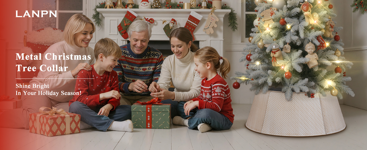 Metal Christmas Tree Collar