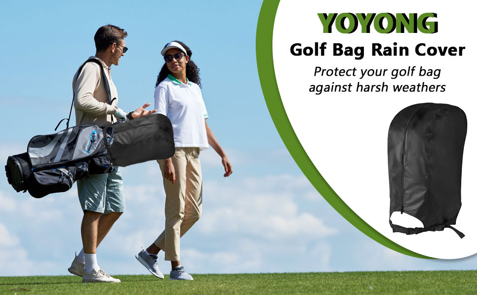 Yoyong Golf Bag Rain Cover, Golf Bag Cover Waterproof Rain