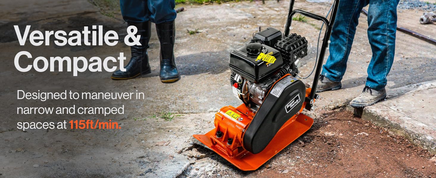 SuperHandy GUO118 B0CRMSFSYD Plate Compactor