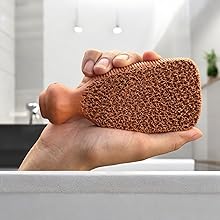 Foot Pumices, Pumice Stone, Terra Cotta Foot Scrubber, Feet Callus Remover, Dead Skin remover