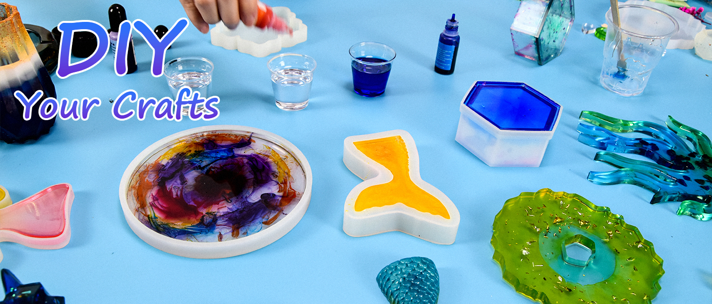 Epoxy Resin Kit 500ml, Resin Starter Kit, Resin Kits for Beginners