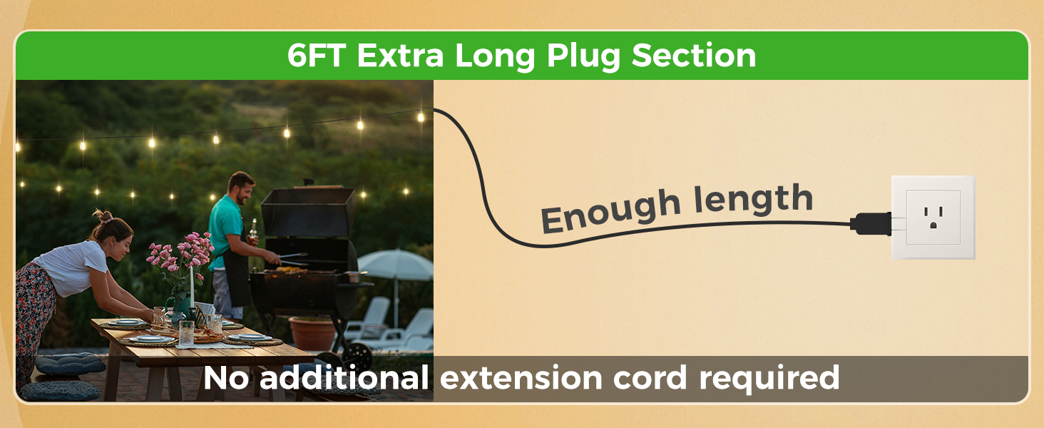 patio lights outdoor waterproof shatterproof