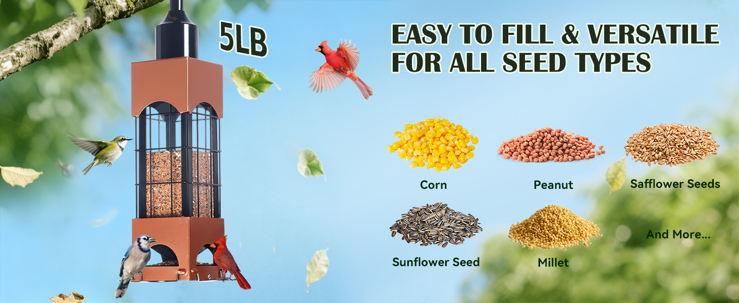 cardinal bird feeder