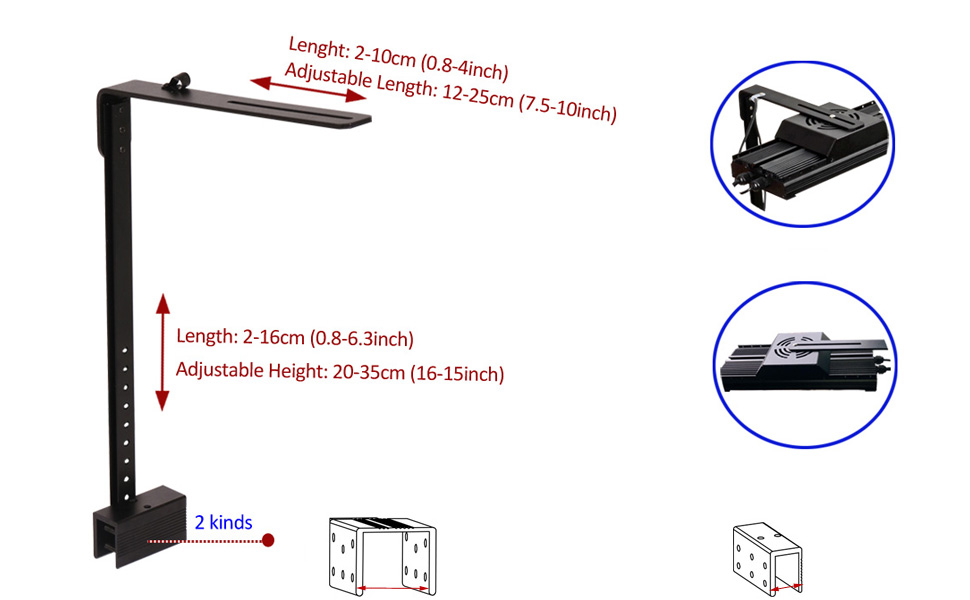 PopBloom Arm Mounting Kit for Saltwater Marine Led Aquarium