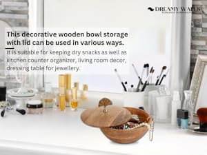 Wooden Storage Bowl