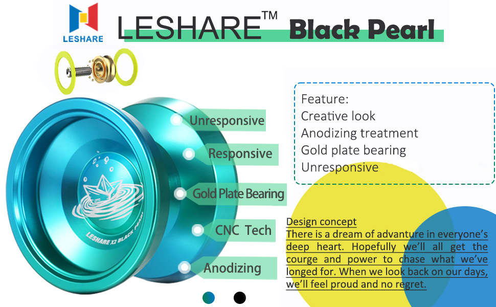 LESHARE professional Yoyo Green