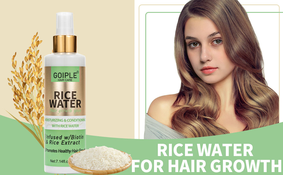 rice water for hair growth