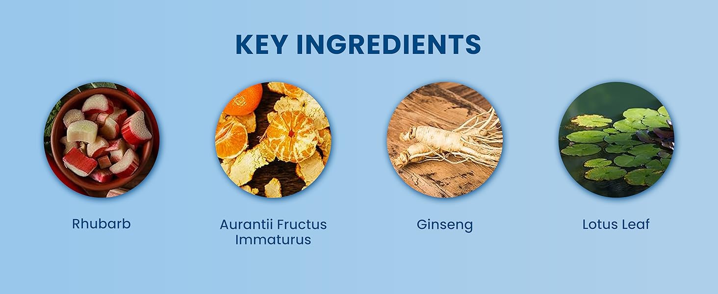 Suplementos ginseng hombres extracto polvo ruibarbo c谩psulas laxante vegetal salud intestinal