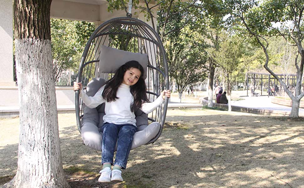 NICESOUL Hanging Chair Without Stand Swing Hammock Egg Basket Chairs UV