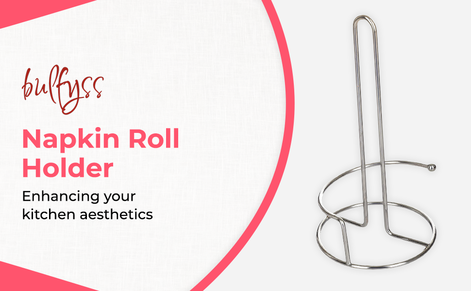 Buy Bulfyss Kitchen Roll Dispenser, Kitchen Napkin Roll Holder, Kitchen