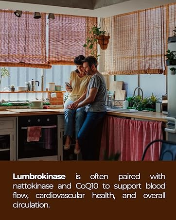 longlifenutri, lumbrokinase, support cardiovascular function made in usa, gmp certified organic