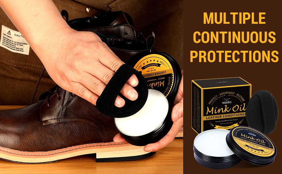Amazon.com: NQUBG Mink Oil for Leather Boots, Boot Leather