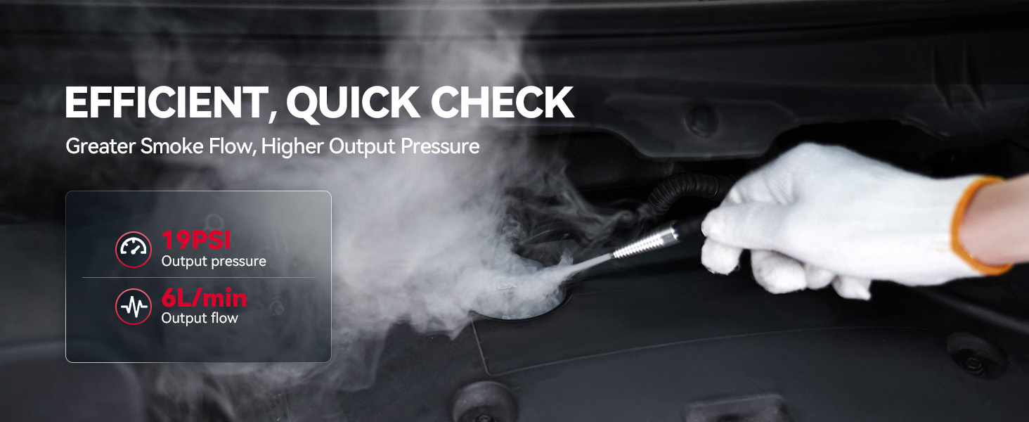 Automotive Smoke Machine Leak Detector