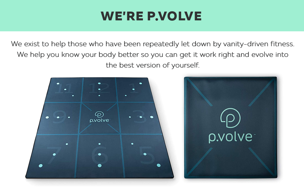 Precision Exercise Mat by P.volve At Home Exercise and