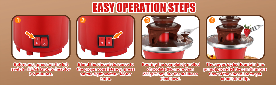 easy operation steps