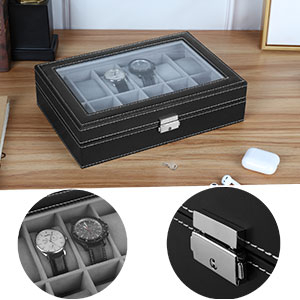 時計を守れる鍵付き