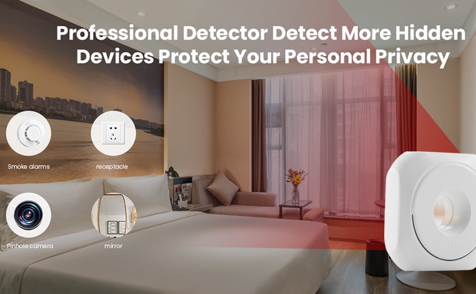 Hotel Inspection Privacy Protection Rental Home Check Changing Room Scan Public Space Screening