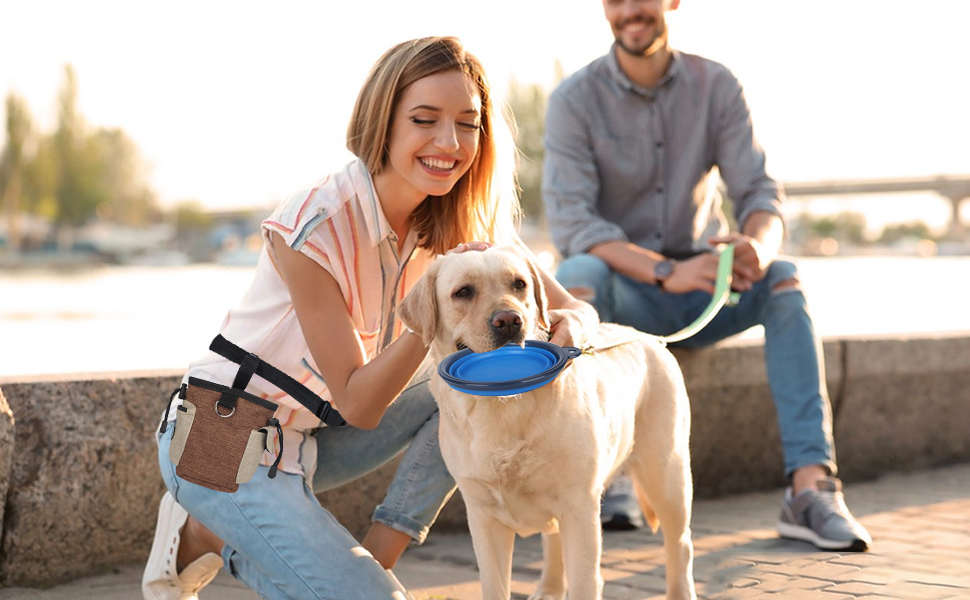 JMJRMUA Dog Treat Pouch, Treat Pouches for Pet Training