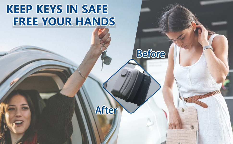 Piclafe Car Window Lock Box for Turo, Portable Lockbox for