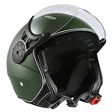 Amazon.com: Harssidanzar Motorcycle Helmet Single Visor Open