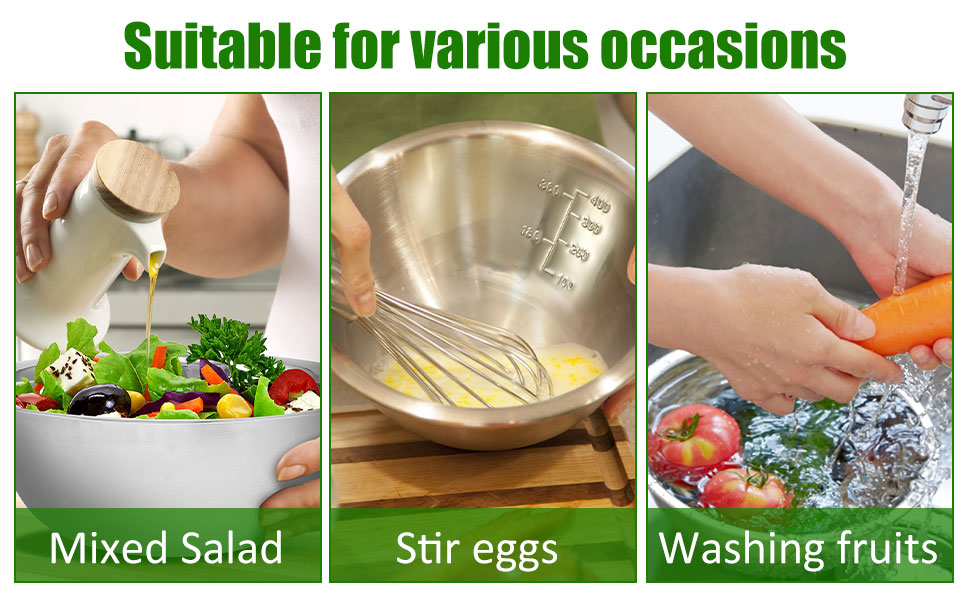 Stainless Steel Mixing Bowl Set