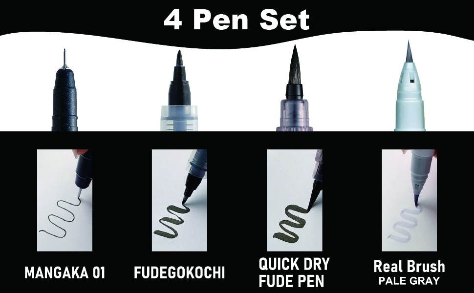 Amazon.com : Kuretake ZIG Inktober Special Set, ZIG