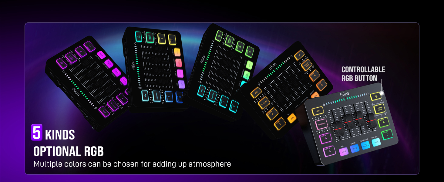 fifine audio mixer