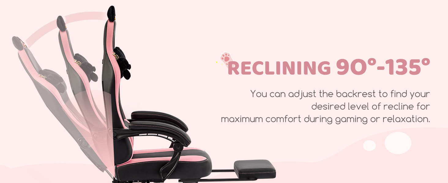90-135° Recline