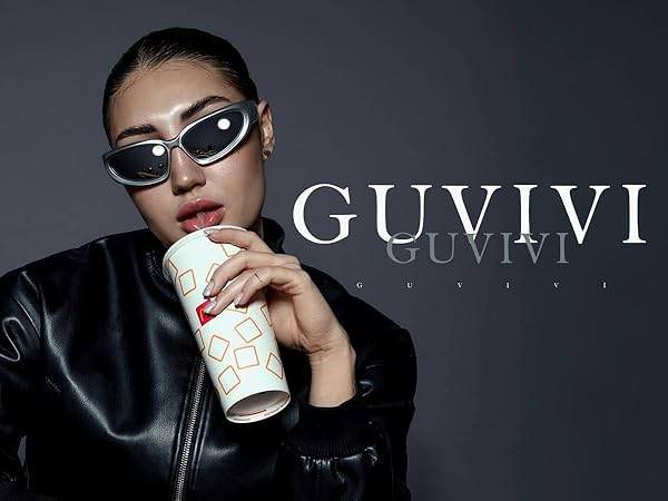 Amazon.com: GUVIVI Wrap Around Fashion Sunglasses for Men