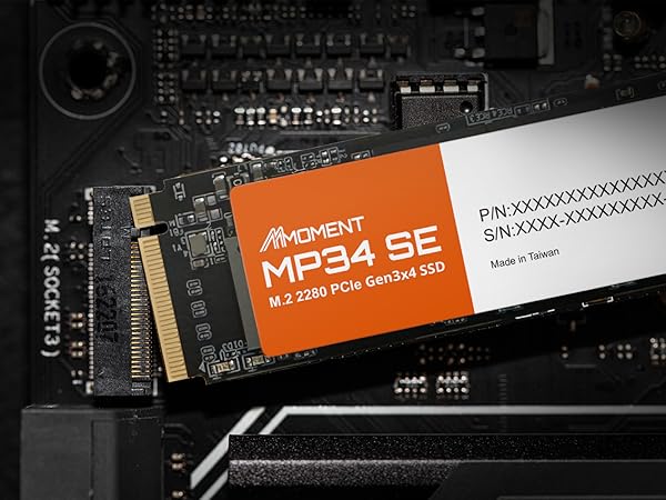Amazon | MMOMENT MP34 SE 1TB M.2 2280 PCIe Gen3x4 NVMe1.3