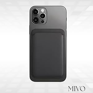 Magnetic Mag-safe Card Holder for Case with Mag-Safe, Stronger Leather Wallet iPhone 15/14/13/