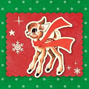 merry christmas vintage storybook