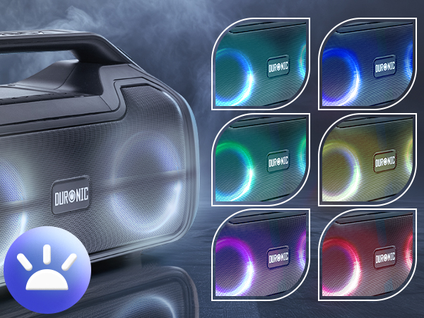 Duronic BX48 Tragbarer Bluetooth-Lautsprecher, Wireless mit