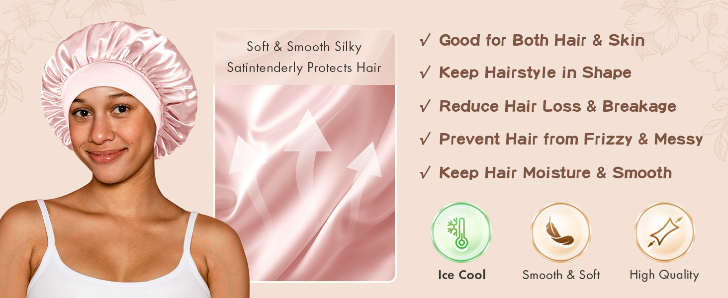 bonnet silk women, satin black women, hair sleeping women, silk satin hair, silk hair bonnet