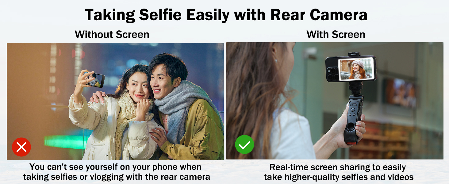 selfie screen