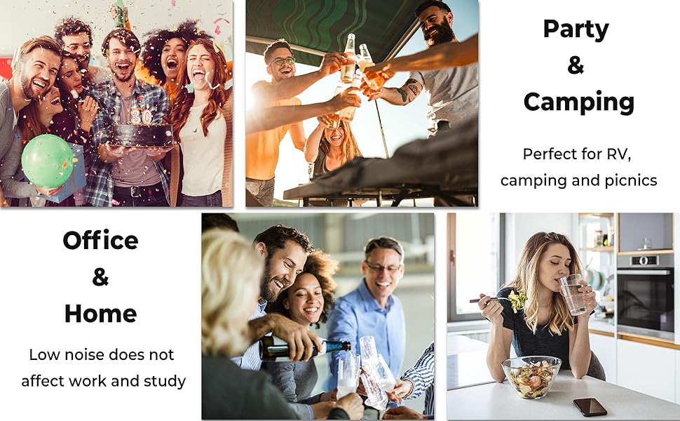 RELAX4LIFE Macchina Per Ghiaccio, Macchina Del Ghiaccio Cubetti, Fabbricatore Ghiaccio Domestico Silenzioso Ed Efficiente, Con Cestello E Paletta Per Ghiaccio, 24,2x35,8x32,8 Cm (Verde) 17 06