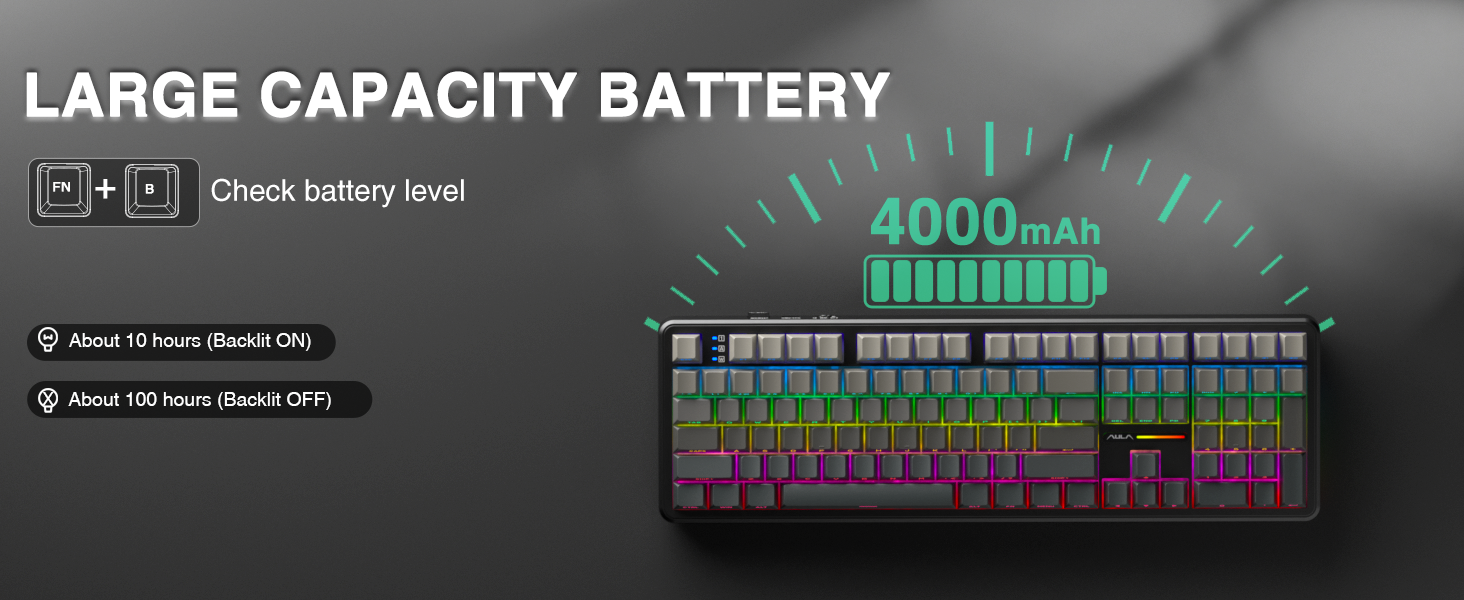 AULA F108 Hot-swappable Custom Keyboard