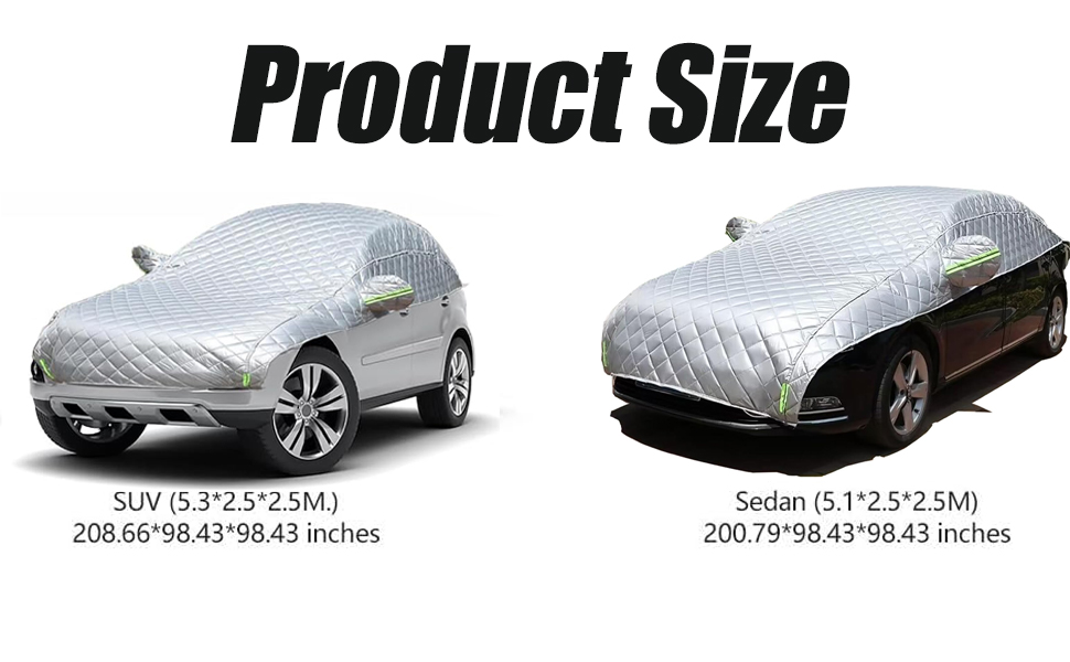 Hail Protector Car Cover SUV, Hail Blankets for Car, Hail Cover for SUV, SUV Car