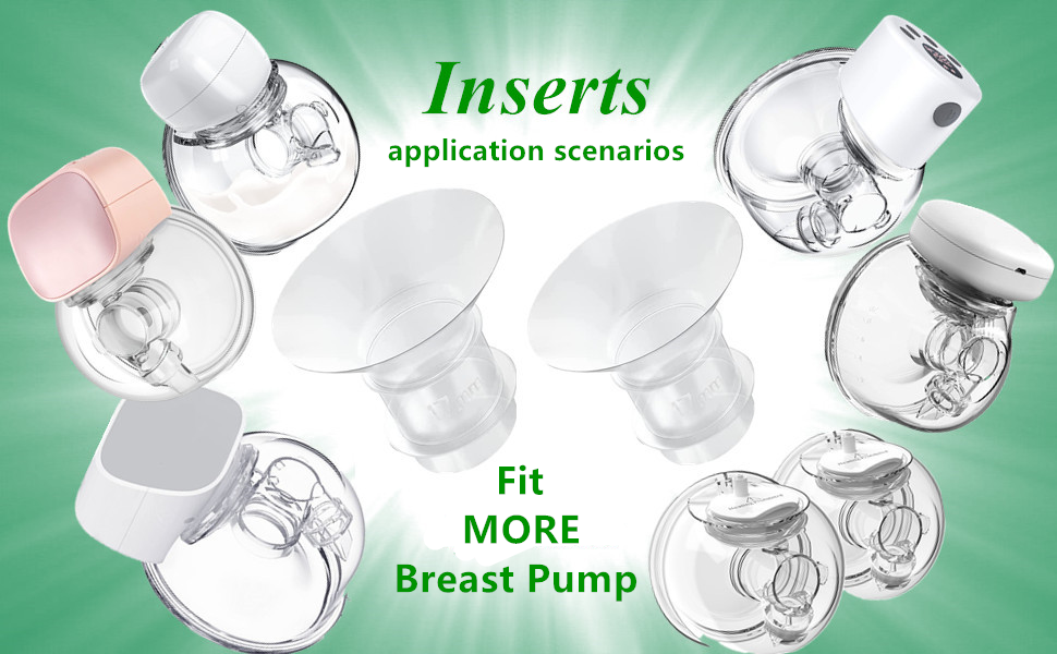 Huayuet Flange Inserts 19mm Clear Silicone Pump Parts, for