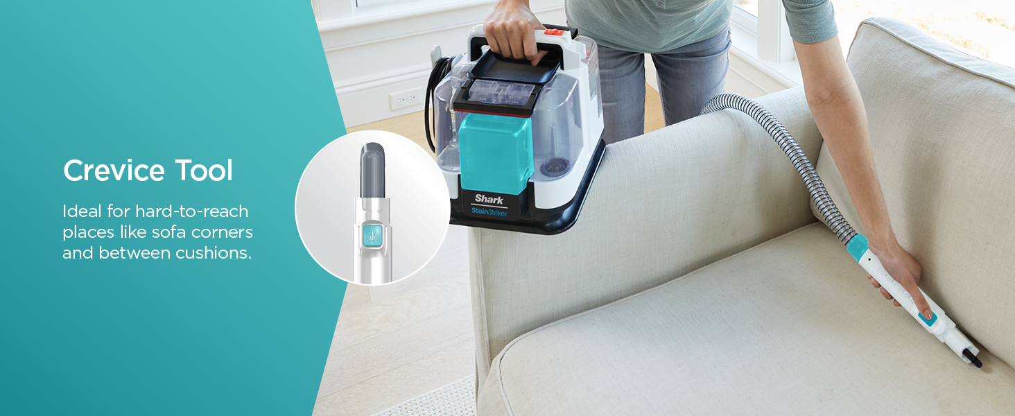 Shark StainStriker Pet Stain & Spot Cleaner with 4 Tools including Pet & Crevice Tools, 2x