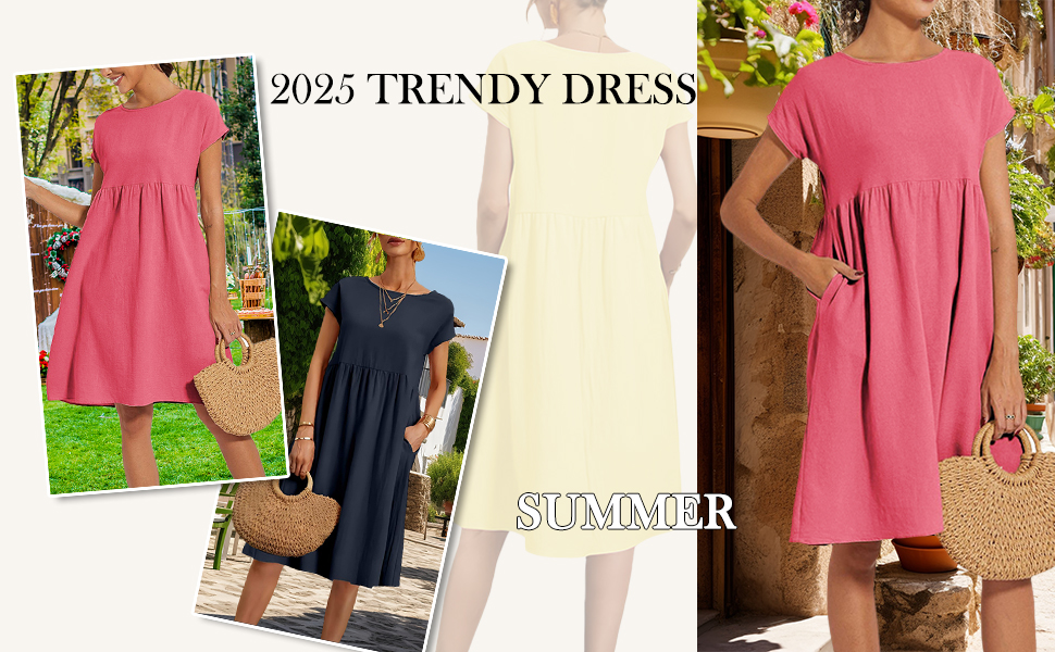 linen dresses for women 2025，linen dress women，linen dresses，boho linen skirts for women 2025