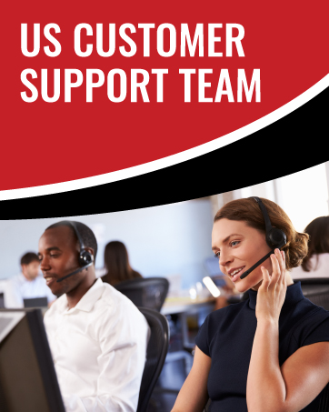 US customer support team