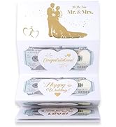 HOMANGA Wedding Card for Bride and Groom, Wedding Gifts Envelope For Cash, Wedding Card Money Hol...