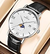 marvin Luxury Watches for Men Swiss Mens Watch Casual Men's Wrist Watches with Silicone and Leath...