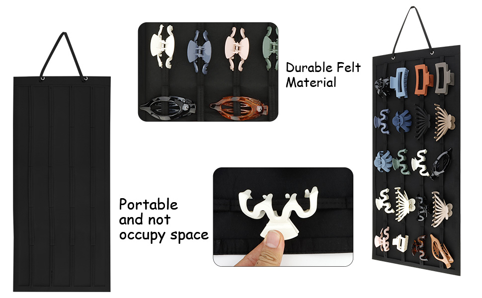 Hair Claw Clips Storage Hair Clips Display Stand Holder