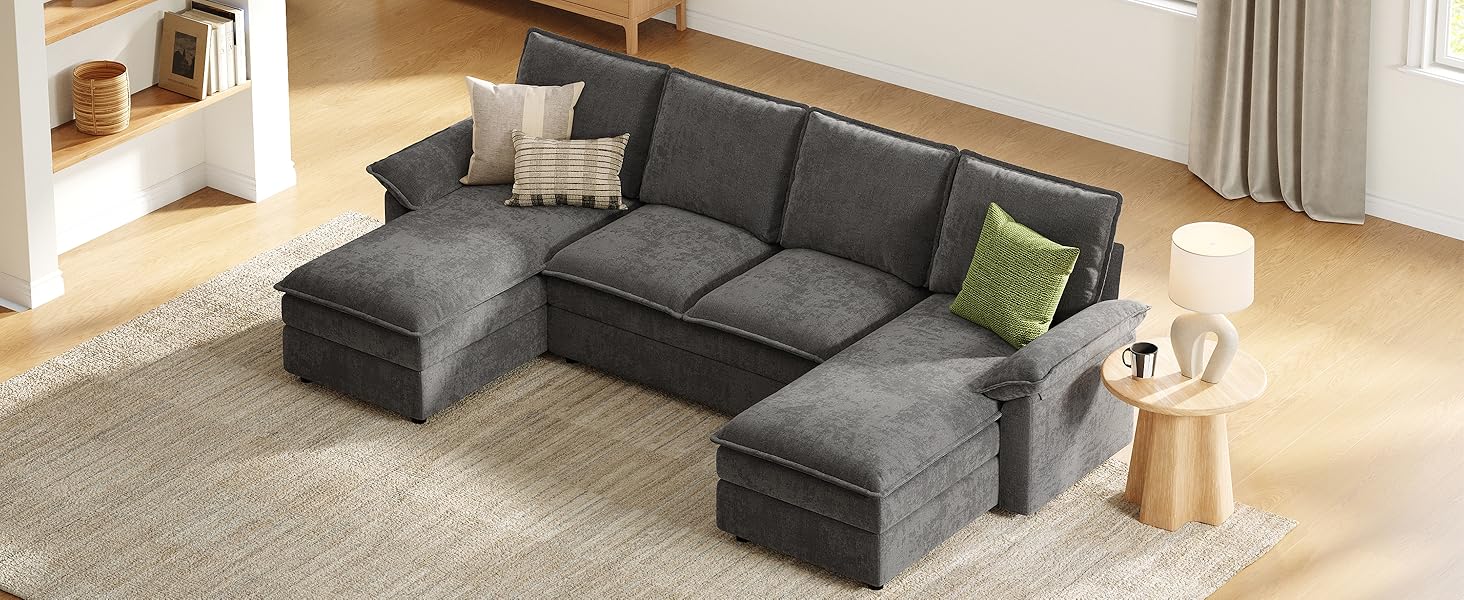 modular sofa couch with chaise HS009