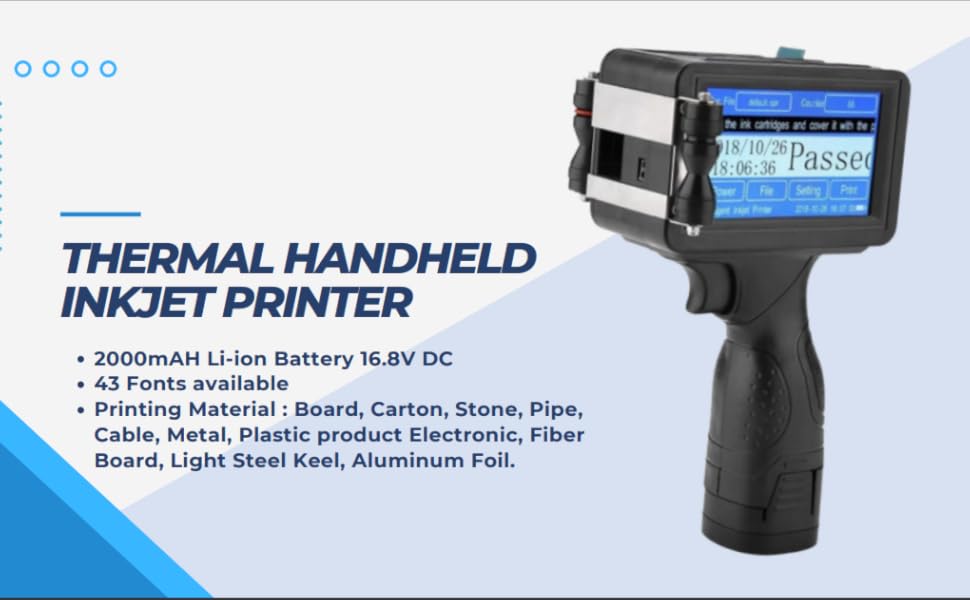 Thermal Handed Inkjet  Printer